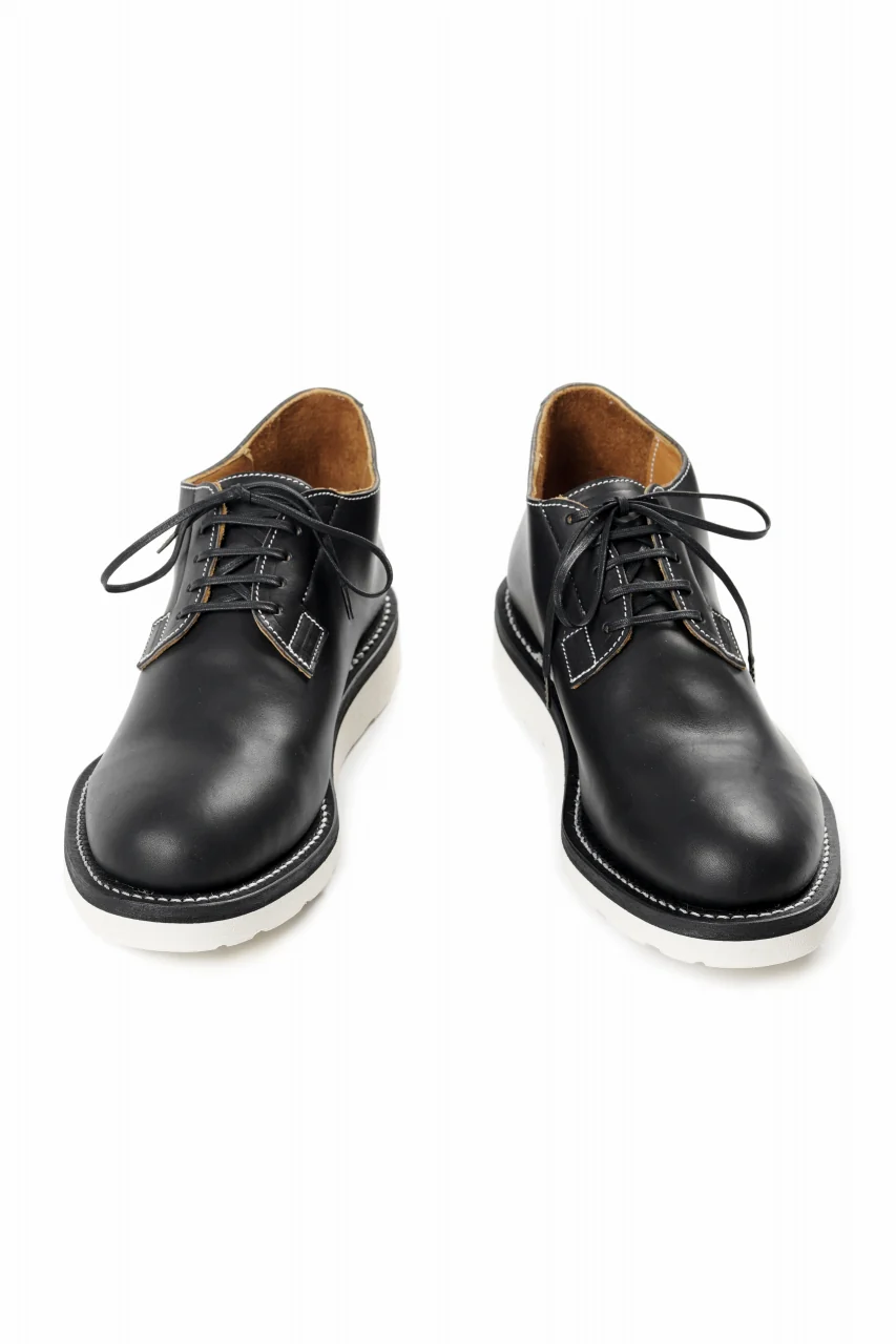 Portaille x N/07 exclusive POSTMAN SHOES / GUIDI FIORE (BLACK x WHITE) - Image 5