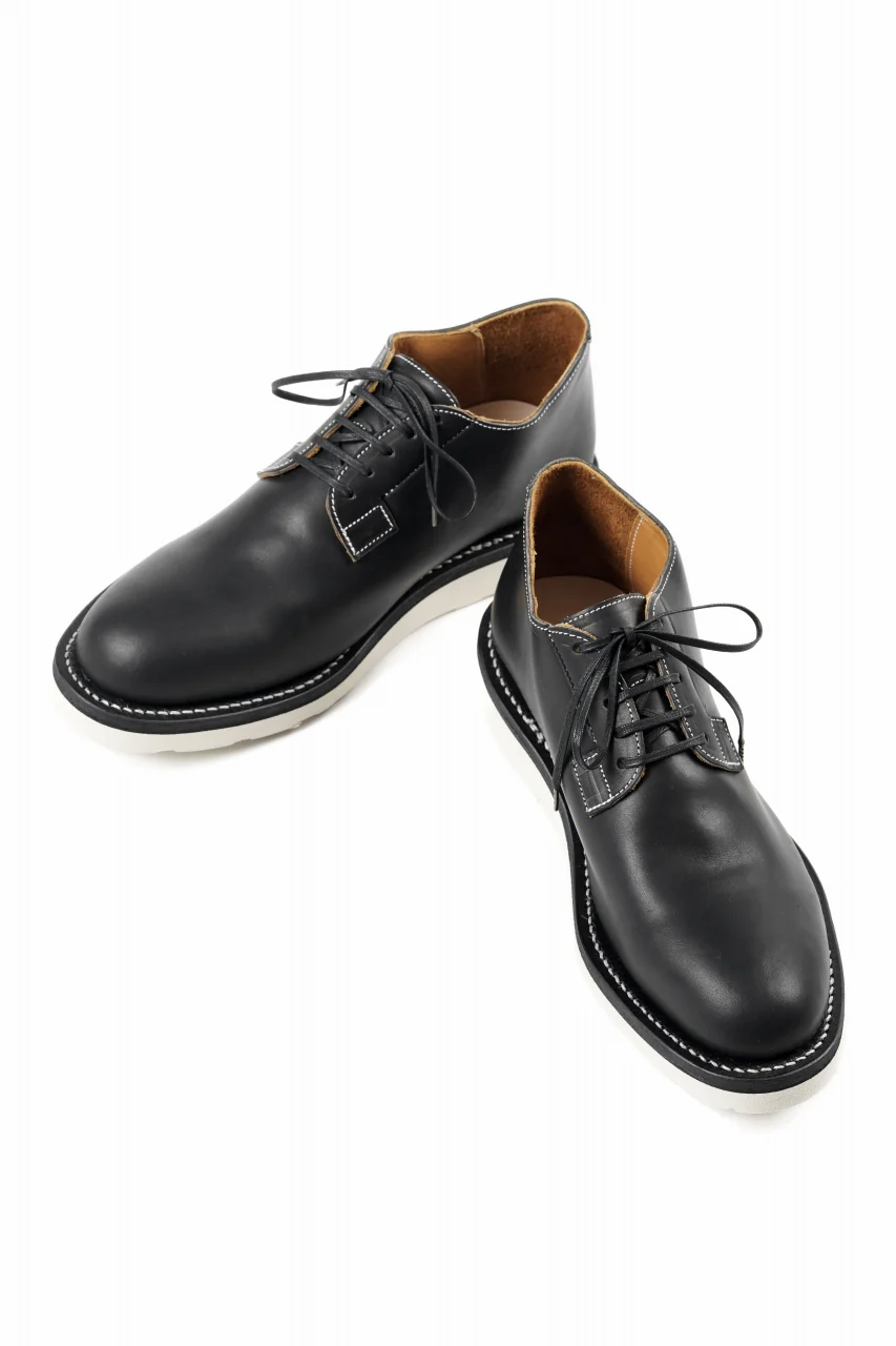 Portaille x N/07 exclusive POSTMAN SHOES / GUIDI FIORE (BLACK x WHITE) - Image 6