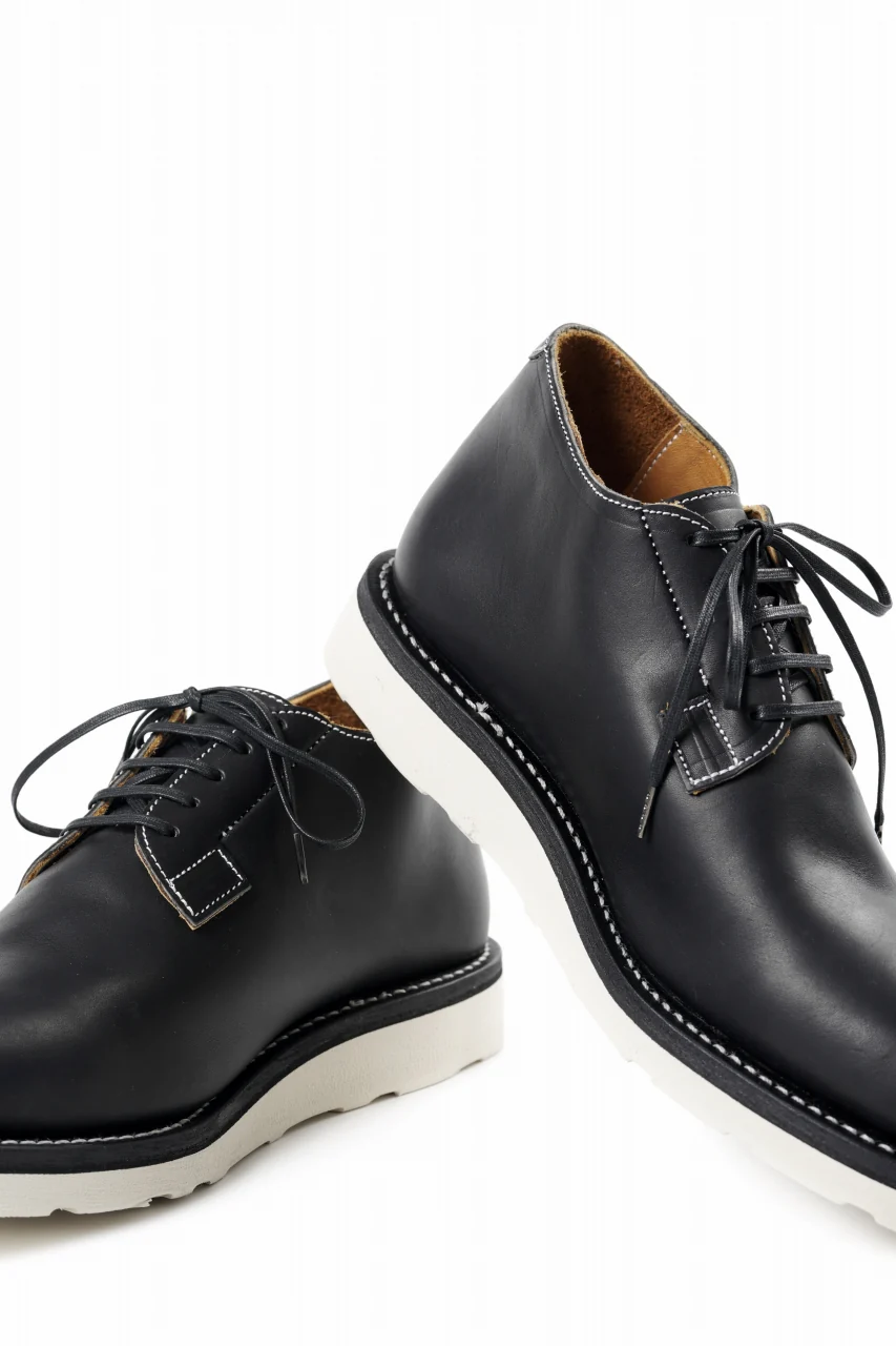 Portaille x N/07 exclusive POSTMAN SHOES / GUIDI FIORE (BLACK x WHITE) - Image 8