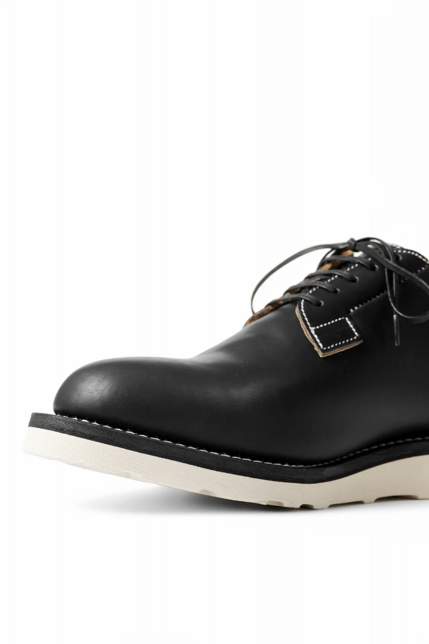 Portaille x N/07 exclusive POSTMAN SHOES / GUIDI FIORE (BLACK x WHITE) - Image 9
