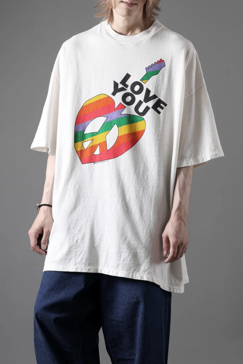 READYMADE S/S LOVE YOU T-SHIRT (WHITE) - Image 13