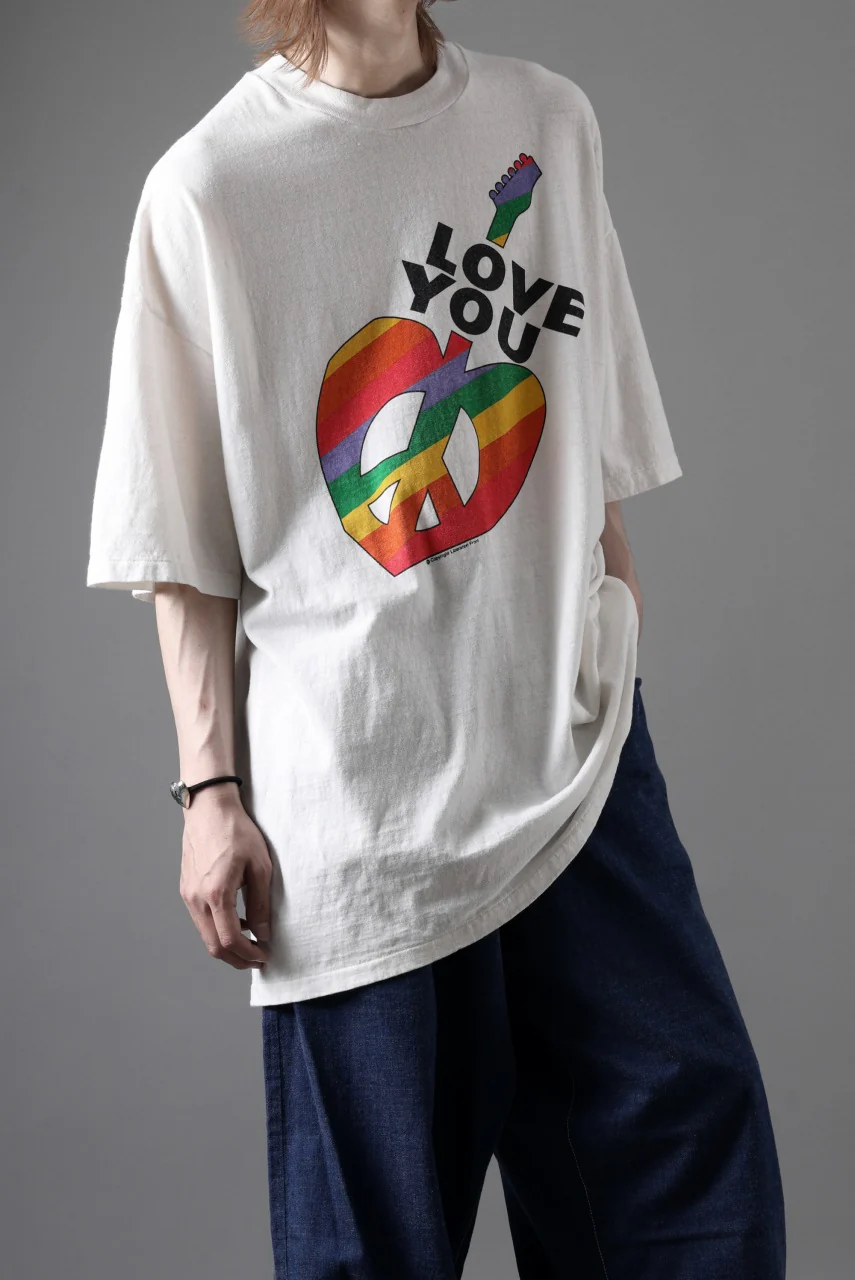 READYMADE S/S LOVE YOU T-SHIRT (WHITE) - Image 14