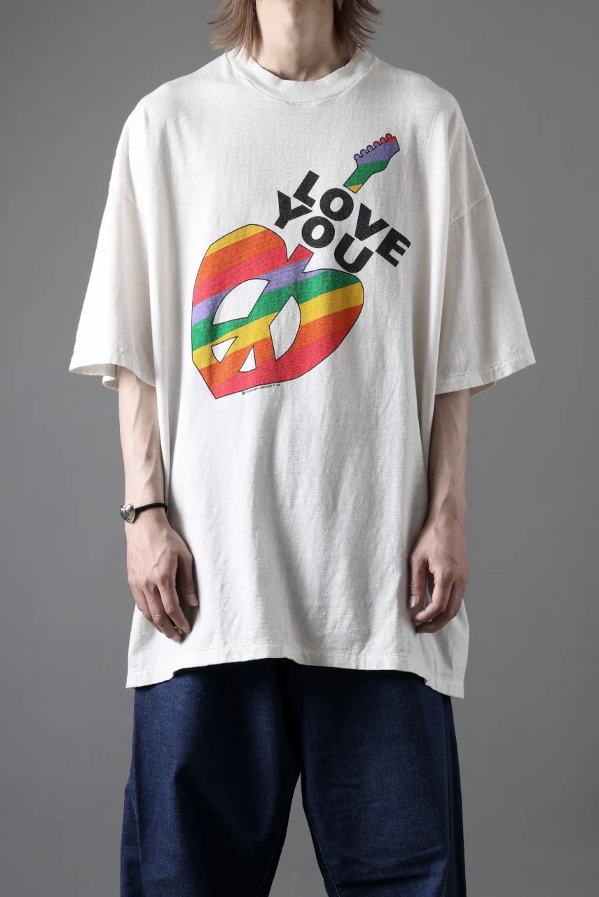 READYMADE S/S LOVE YOU T-SHIRT (WHITE) - Image 3