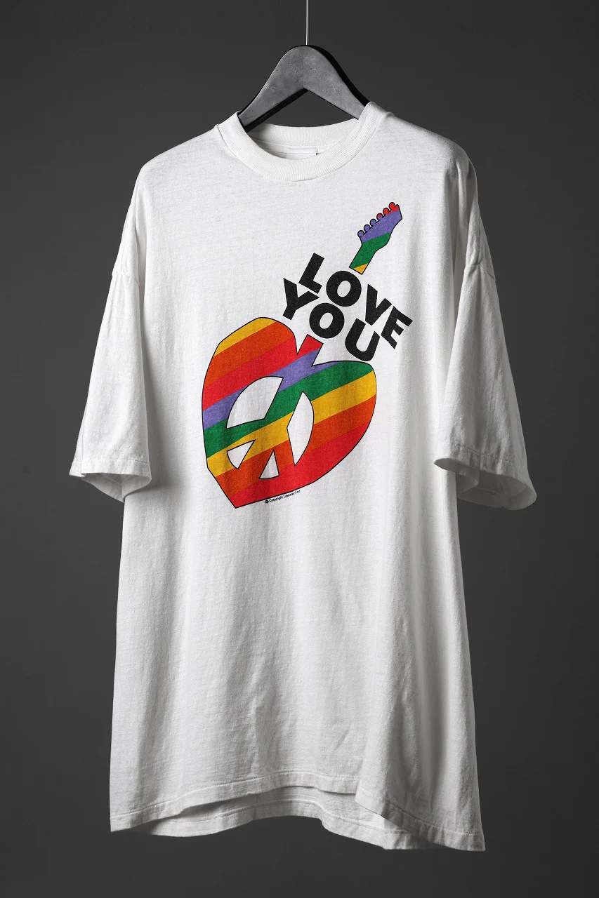 READYMADE S/S LOVE YOU T-SHIRT (WHITE) - Image 5