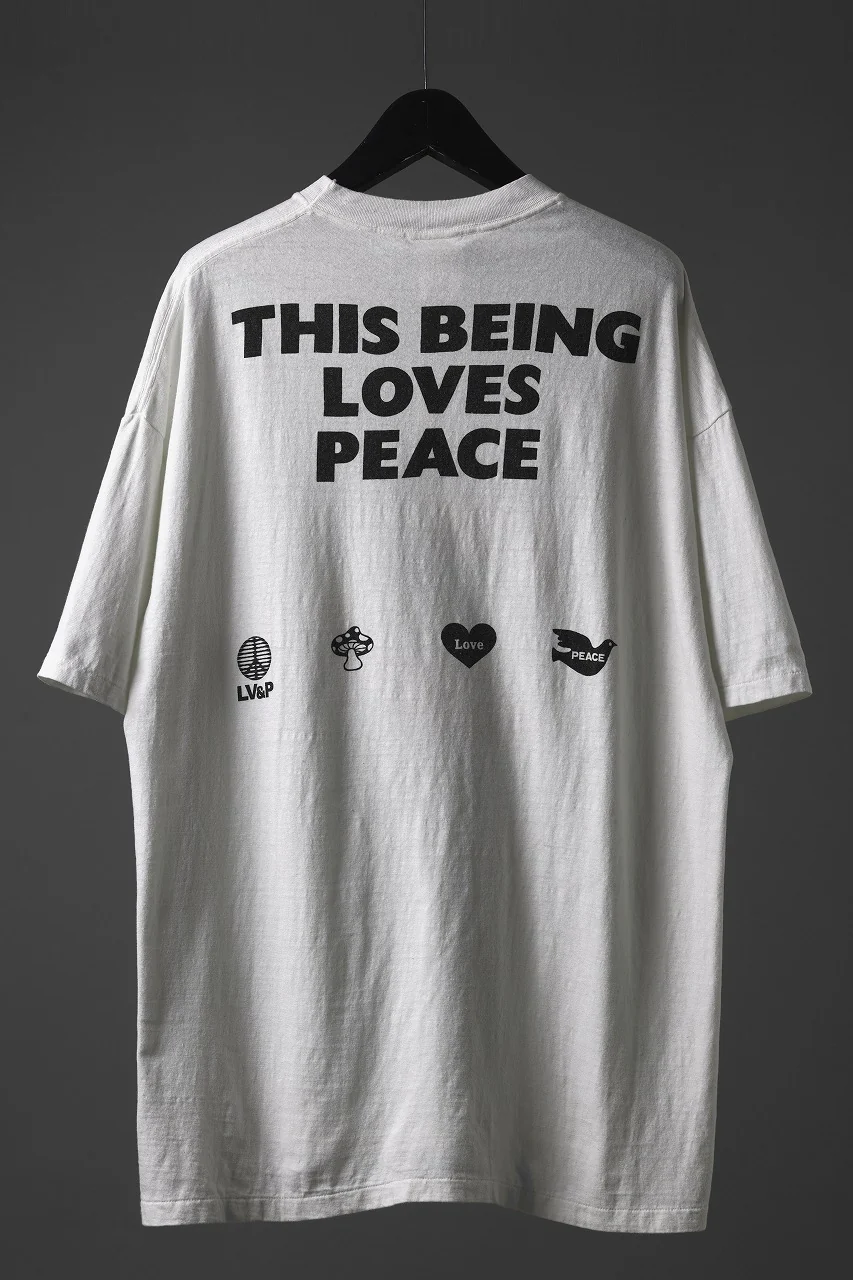 READYMADE S/S LOVE YOU T-SHIRT (WHITE) - Image 6
