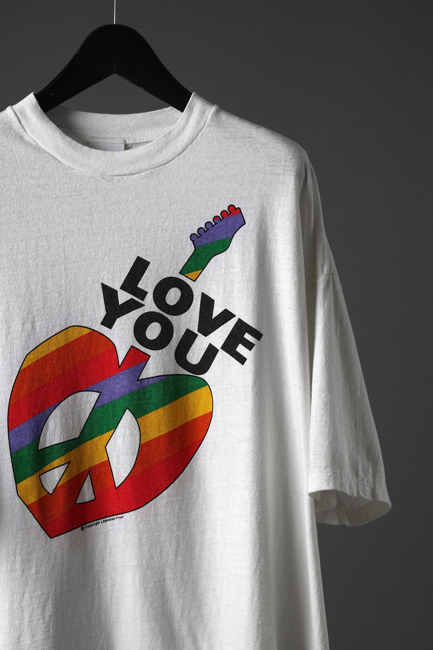 READYMADE S/S LOVE YOU T-SHIRT (WHITE) - Image 7