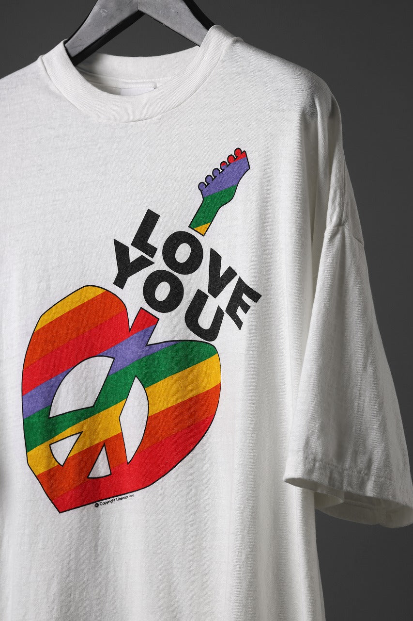 READYMADE S/S LOVE YOU T-SHIRT (WHITE) - Image 8