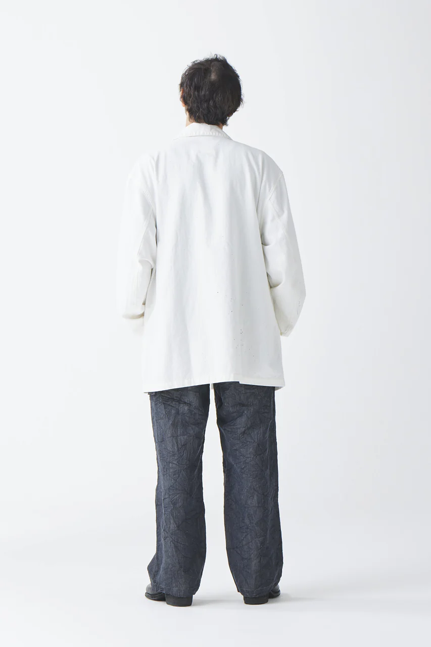 sus-sous cover-all / 10oz DENIM (WHITE) - Image 17
