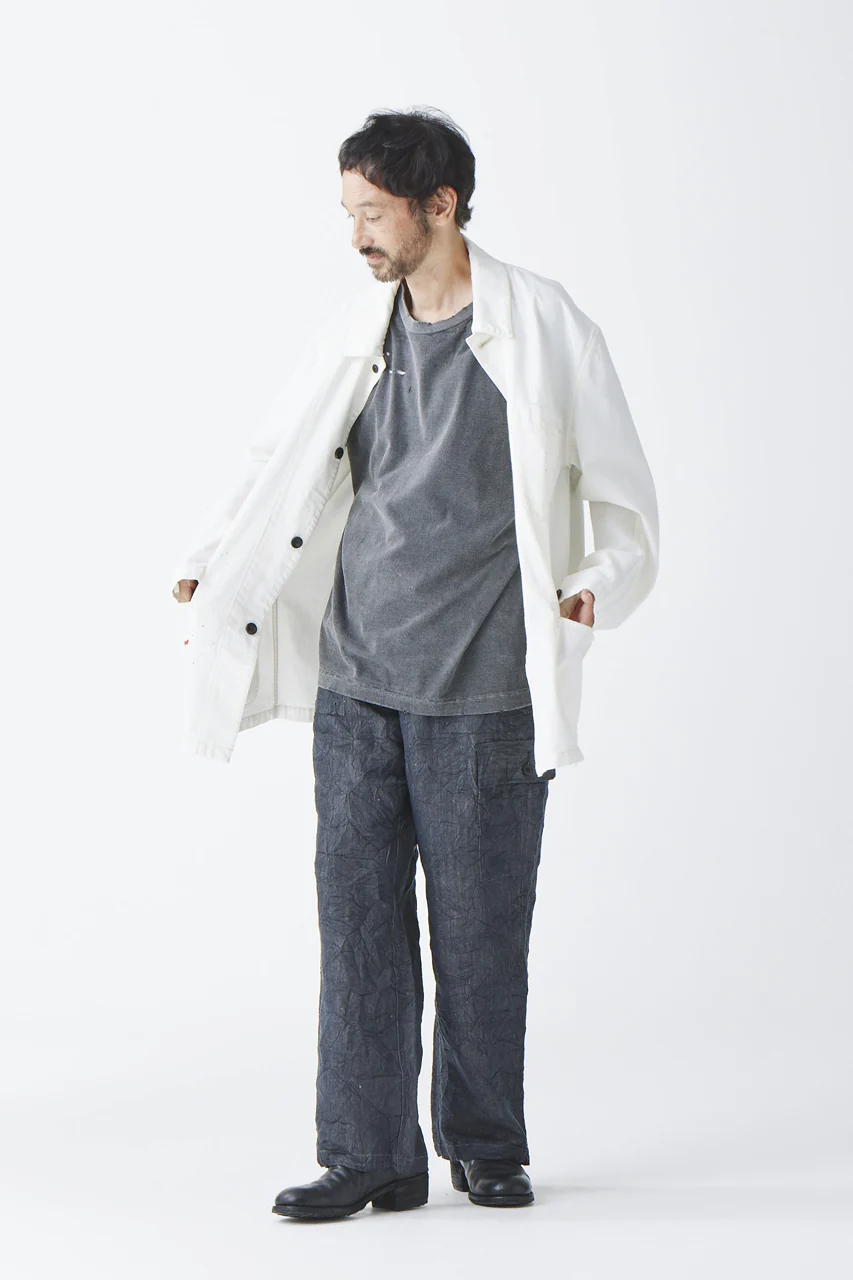 sus-sous cover-all / 10oz DENIM (WHITE) - Image 18