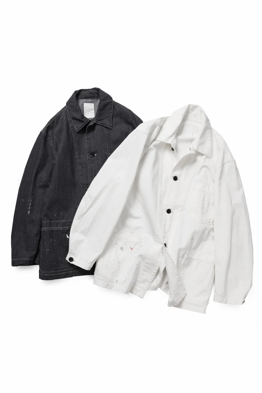 sus-sous cover-all / 10oz DENIM (WHITE) - Image 19