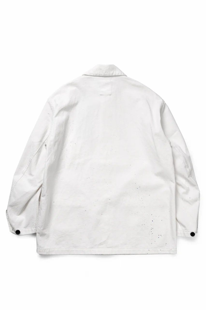 sus-sous cover-all / 10oz DENIM (WHITE) - Image 3