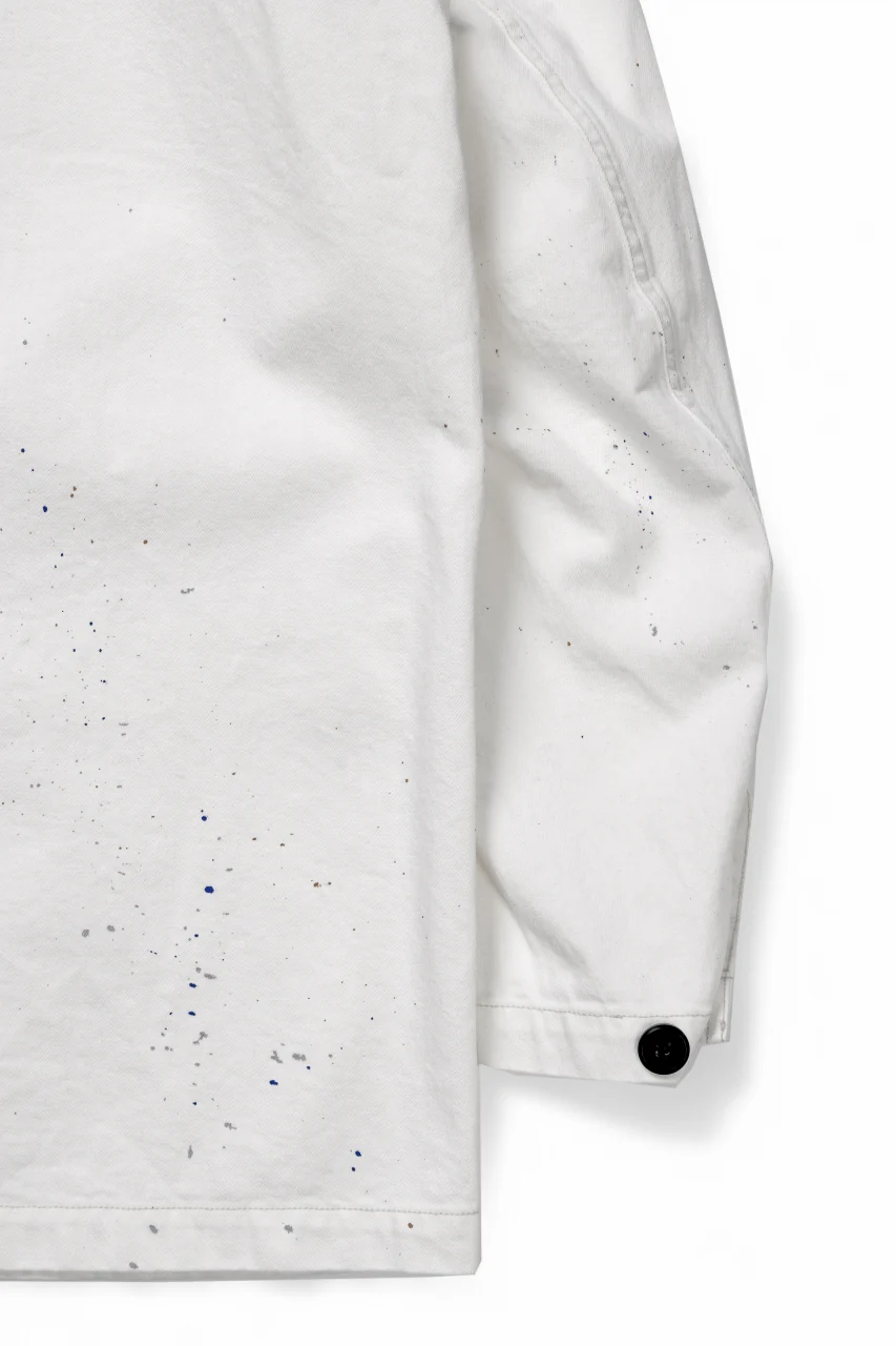 sus-sous cover-all / 10oz DENIM (WHITE) - Image 7