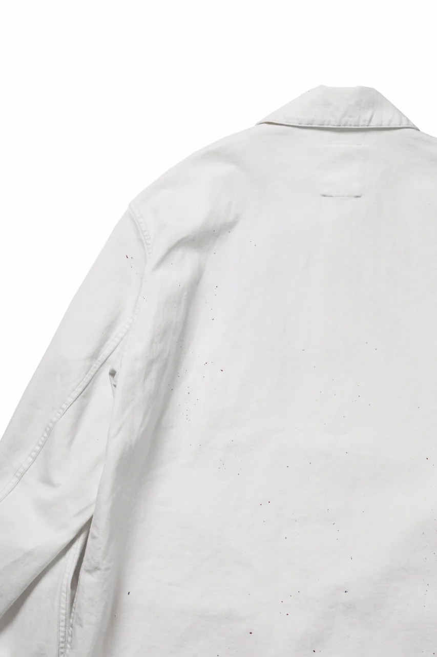 sus-sous cover-all / 10oz DENIM (WHITE) - Image 8