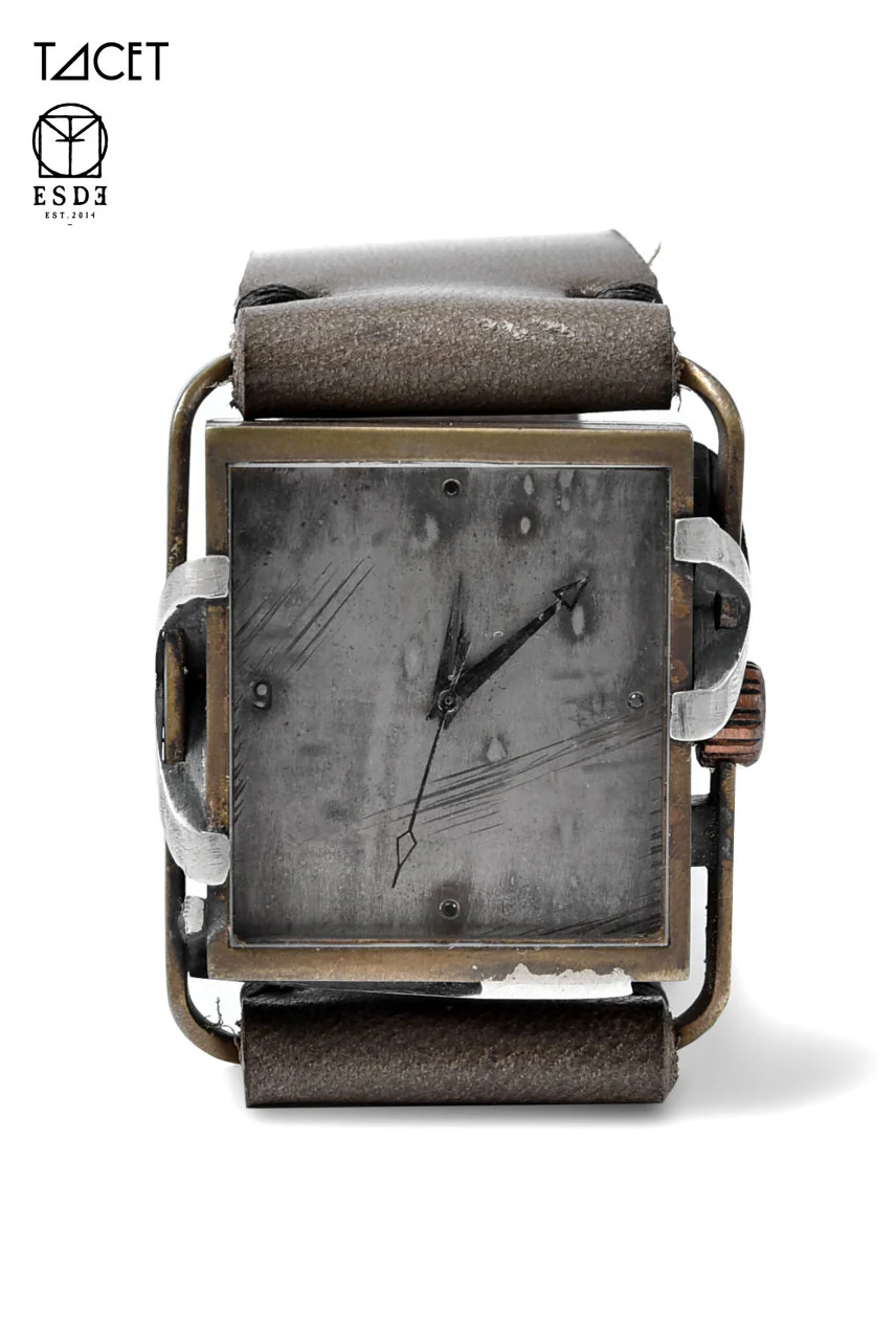 TACET x ESDE - Pyramid watch in brass with Black Diamond (Automatic) - Image 4