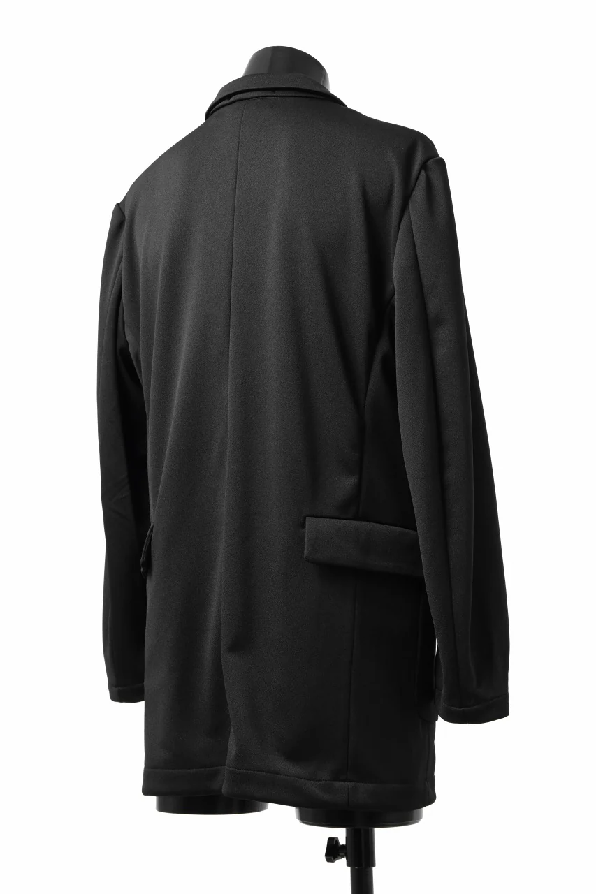 vital x DEFORMATER.® exclusive [SET-UP] TAILORED JACKET & WIDE TAPERED PANTS / GAUDI SMOOTH JERSEY (BLACK) - Image 19