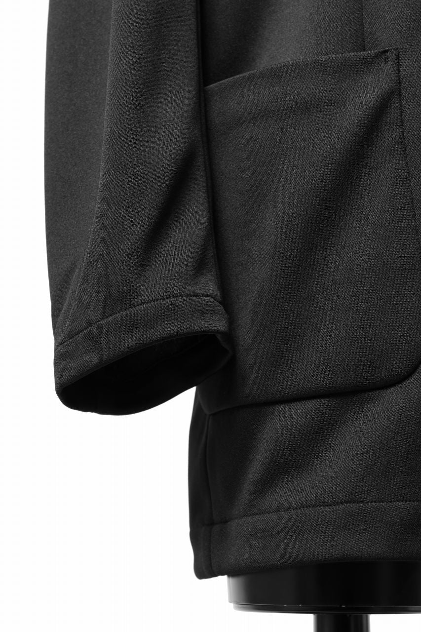 vital x DEFORMATER.® exclusive [SET-UP] TAILORED JACKET & WIDE TAPERED PANTS / GAUDI SMOOTH JERSEY (BLACK) - Image 24