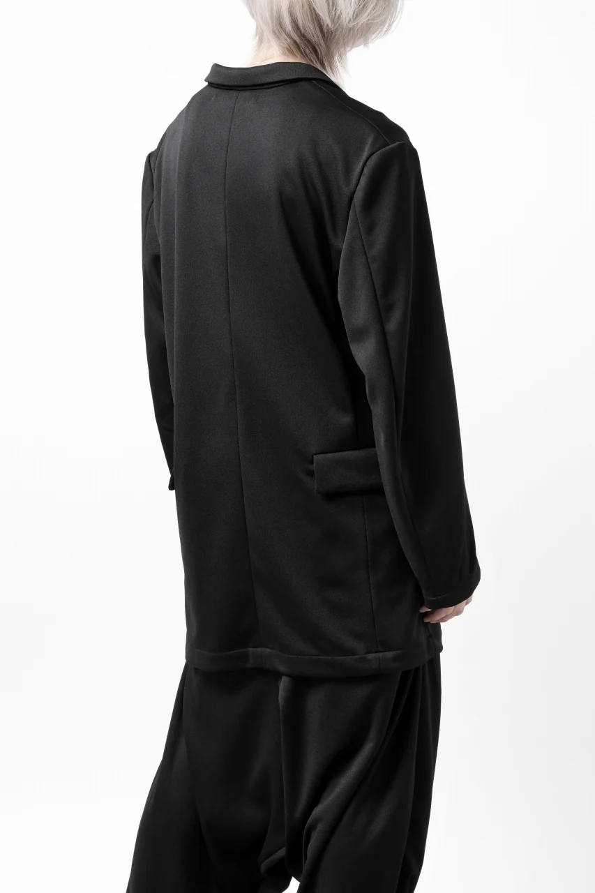 vital x DEFORMATER.® exclusive [SET-UP] TAILORED JACKET & WIDE TAPERED PANTS / GAUDI SMOOTH JERSEY (BLACK) - Image 55