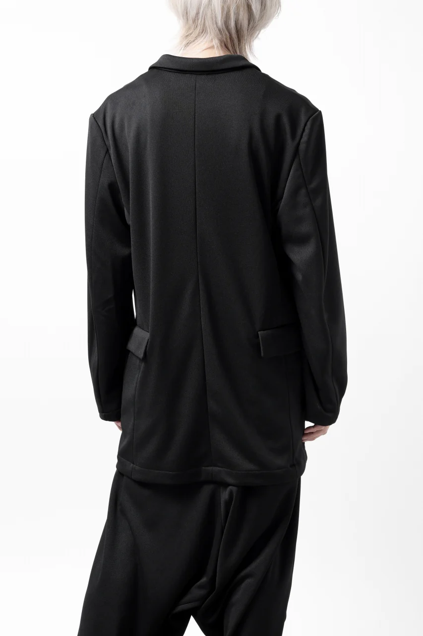 vital x DEFORMATER.® exclusive [SET-UP] TAILORED JACKET & WIDE TAPERED PANTS / GAUDI SMOOTH JERSEY (BLACK) - Image 57