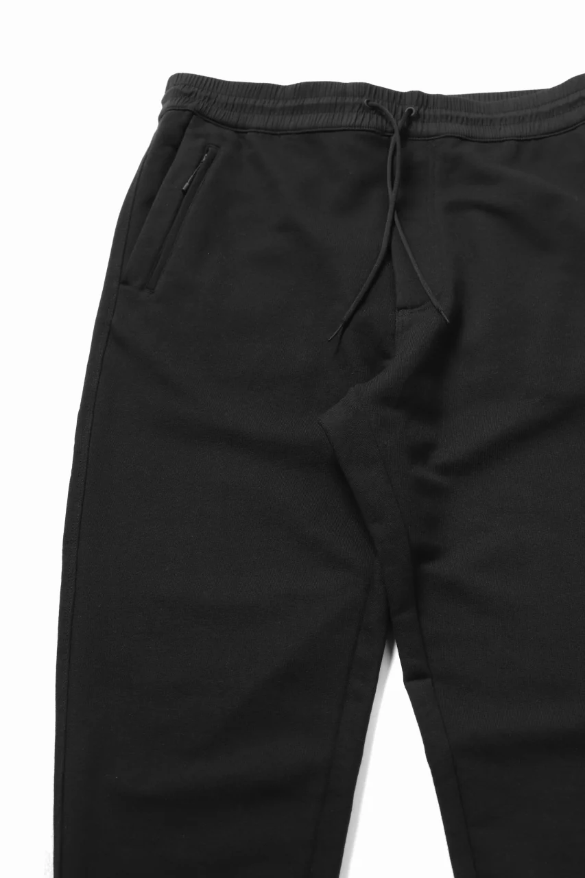 Y-3 Yohji Yamamoto 3-STP CUFF PANTS / FRENCH TERRY (BLACK) - Image 15