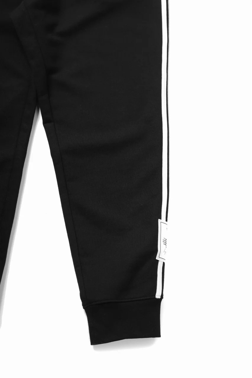 Y-3 Yohji Yamamoto 3-STP CUFF PANTS / FRENCH TERRY (BLACK) - Image 16