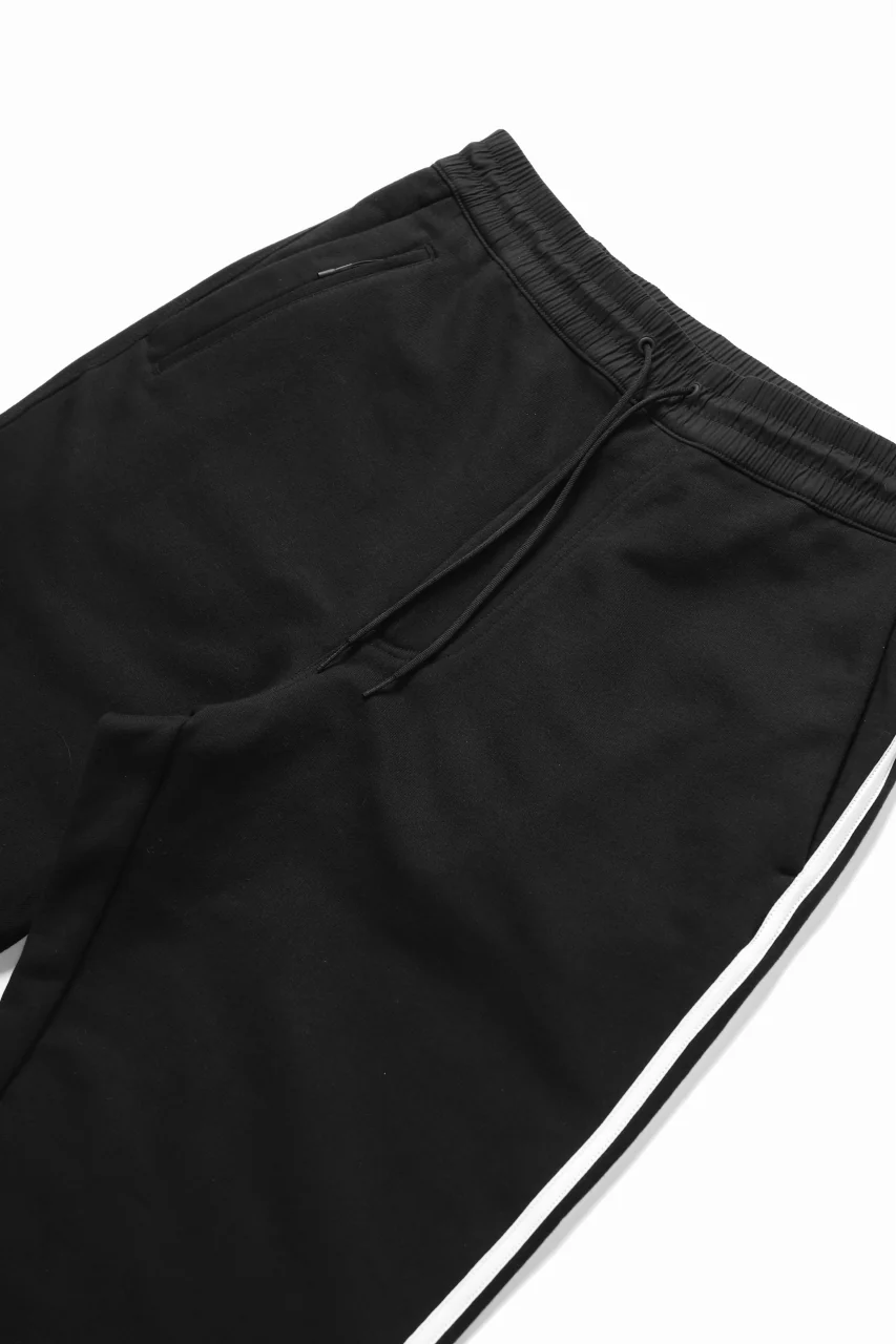 Y-3 Yohji Yamamoto 3-STP CUFF PANTS / FRENCH TERRY (BLACK) - Image 17