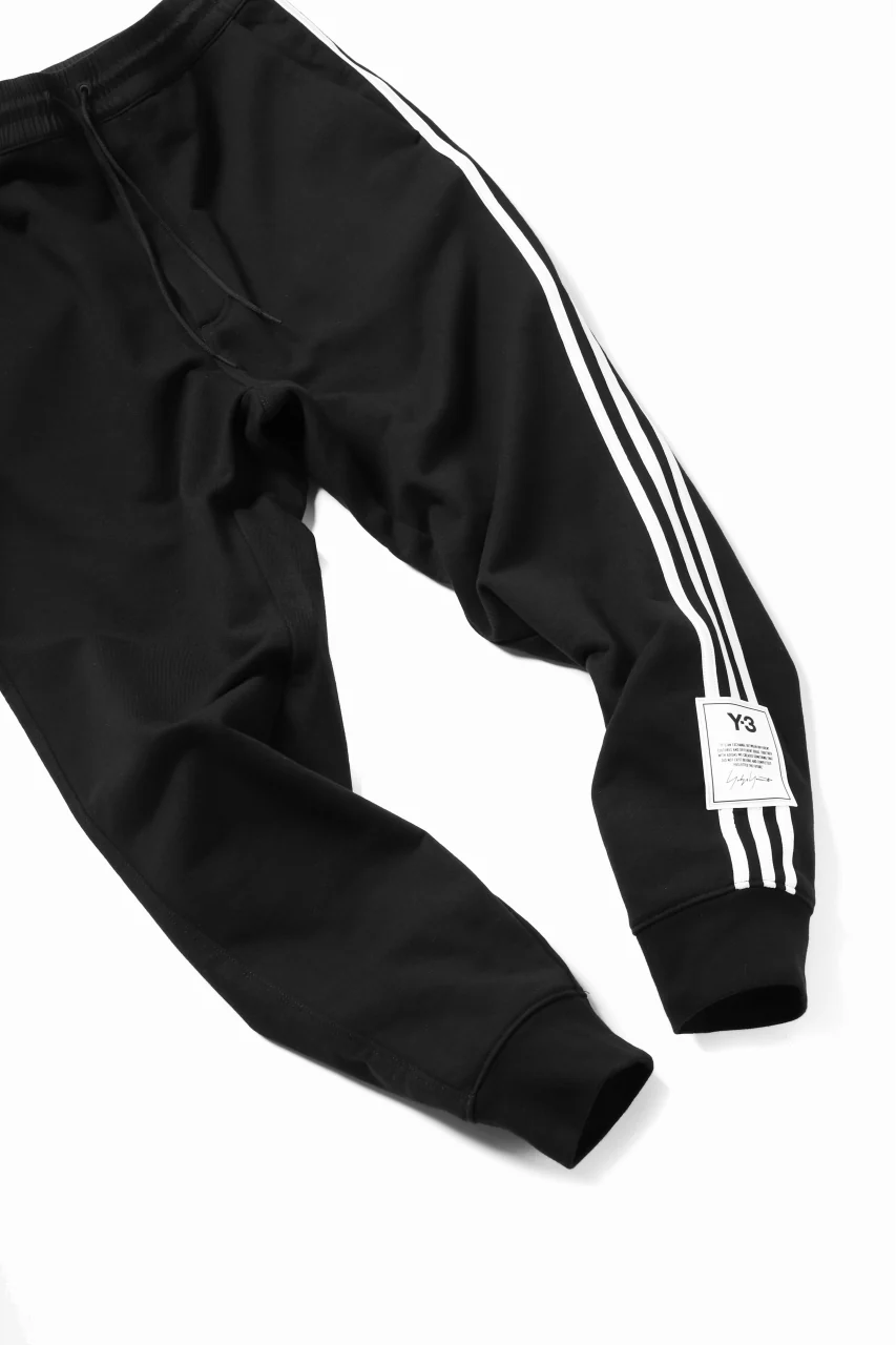 Y-3 Yohji Yamamoto 3-STP CUFF PANTS / FRENCH TERRY (BLACK) - Image 20