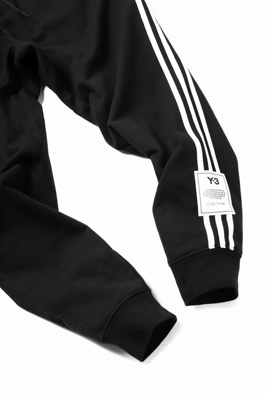 Y-3 Yohji Yamamoto 3-STP CUFF PANTS / FRENCH TERRY (BLACK) - Image 24