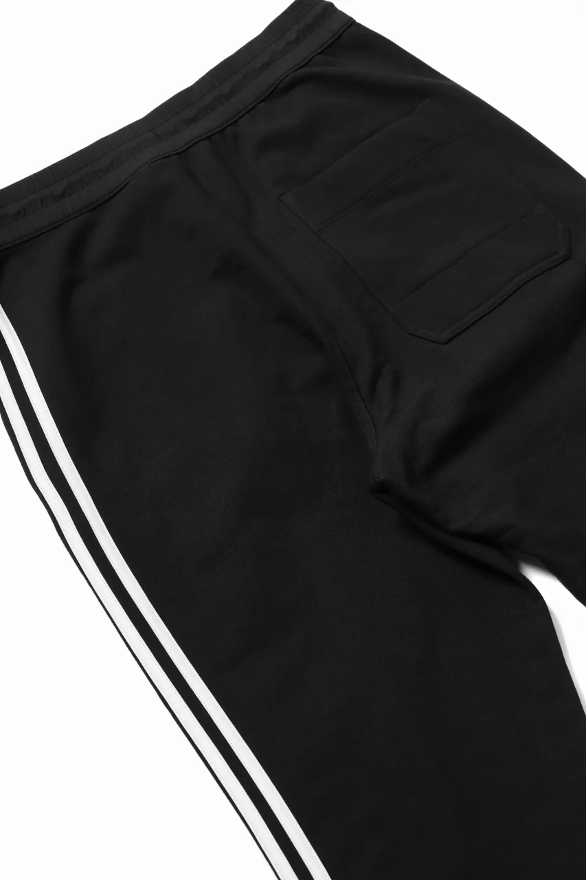 Y-3 Yohji Yamamoto 3-STP CUFF PANTS / FRENCH TERRY (BLACK) - Image 25