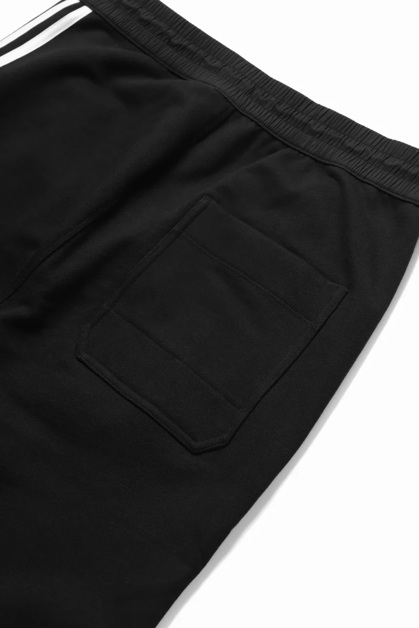 Y-3 Yohji Yamamoto 3-STP CUFF PANTS / FRENCH TERRY (BLACK) - Image 26