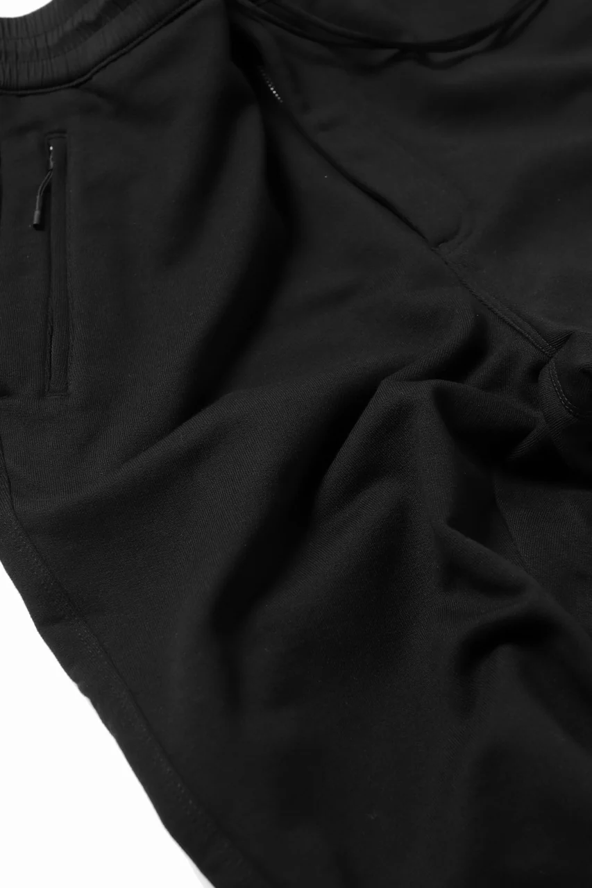 Y-3 Yohji Yamamoto 3-STP CUFF PANTS / FRENCH TERRY (BLACK) - Image 27