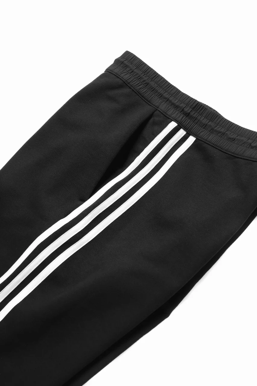Y-3 Yohji Yamamoto 3-STP CUFF PANTS / FRENCH TERRY (BLACK) - Image 9
