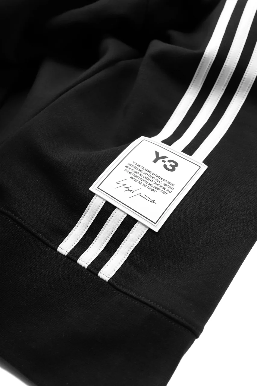 Y-3 Yohji Yamamoto 3-STP HOODIE PARKA / FRENCH TERRY (BLACK) - Image 17