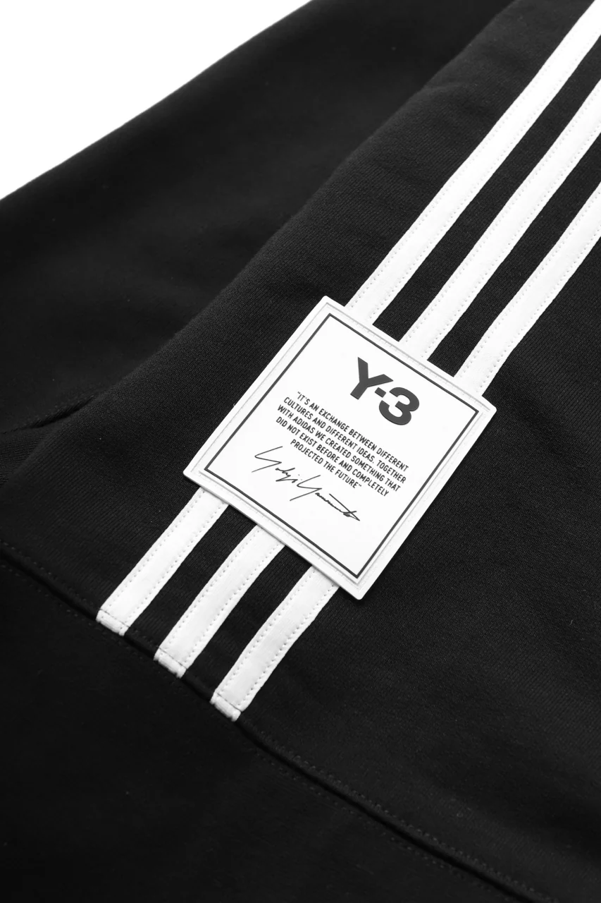 Y-3 Yohji Yamamoto 3-STP HOODIE PARKA / FRENCH TERRY (BLACK) - Image 18
