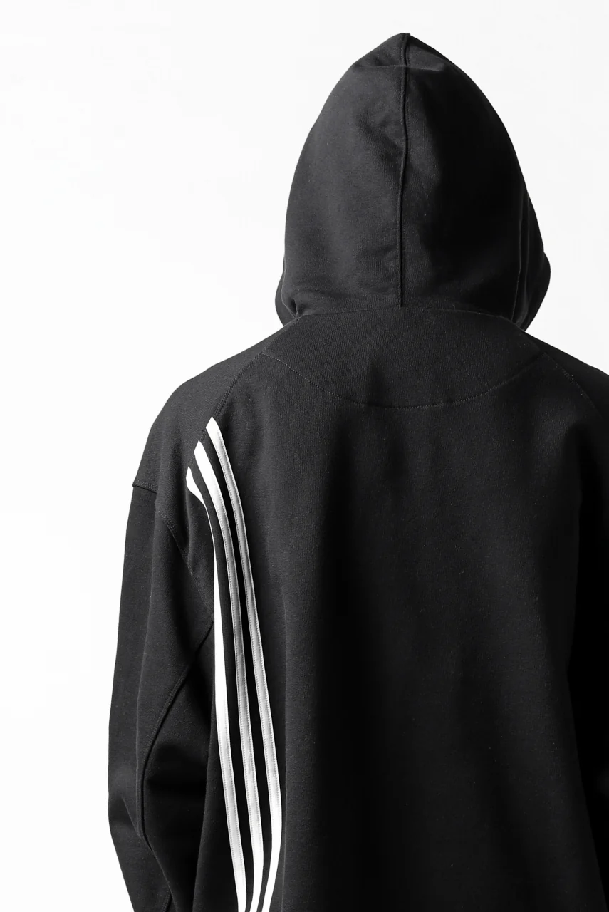 Y-3 Yohji Yamamoto 3-STP HOODIE PARKA / FRENCH TERRY (BLACK) - Image 29