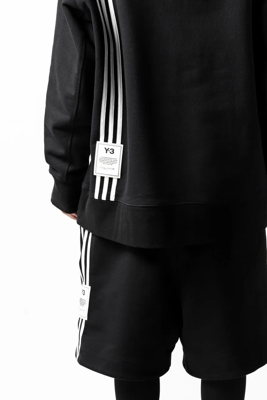 Y-3 Yohji Yamamoto 3-STP HOODIE PARKA / FRENCH TERRY (BLACK) - Image 30
