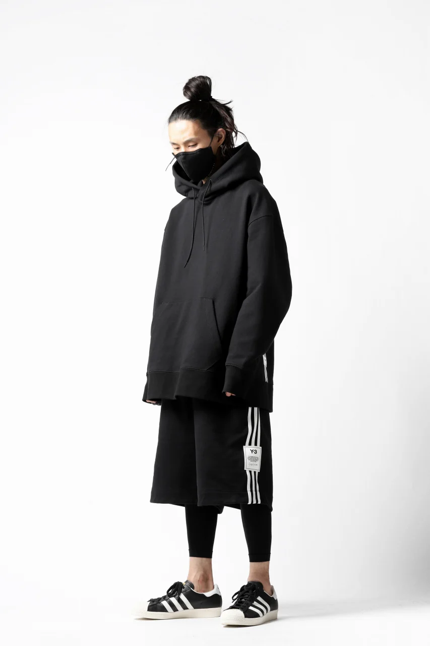 Y-3 Yohji Yamamoto 3-STP HOODIE PARKA / FRENCH TERRY (BLACK) - Image 31