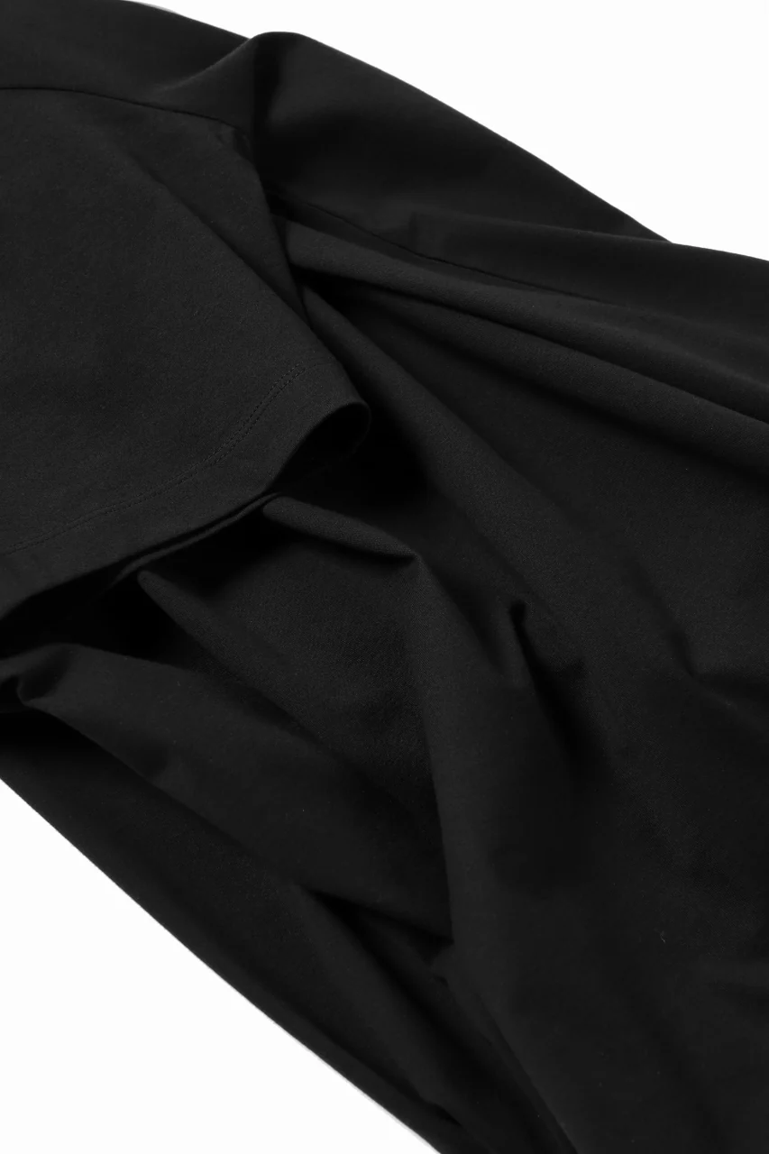 Y-3 Yohji Yamamoto 3-STP SHORT SLEEVE TEE / COTTON JERSEY (BLACK) - Image 13