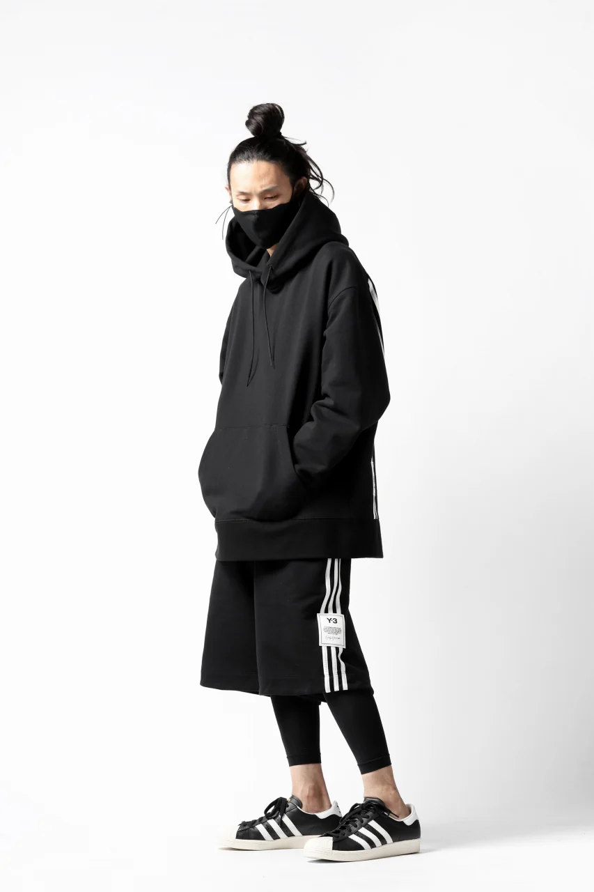 Y-3 Yohji Yamamoto 3-STP SHORTS / FRENCH TERRY (BLACK) - Image 36