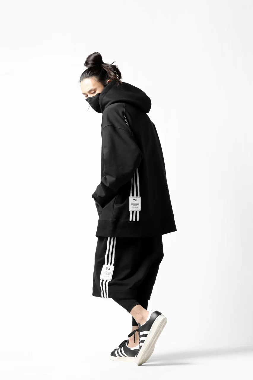 Y-3 Yohji Yamamoto 3-STP SHORTS / FRENCH TERRY (BLACK) - Image 39