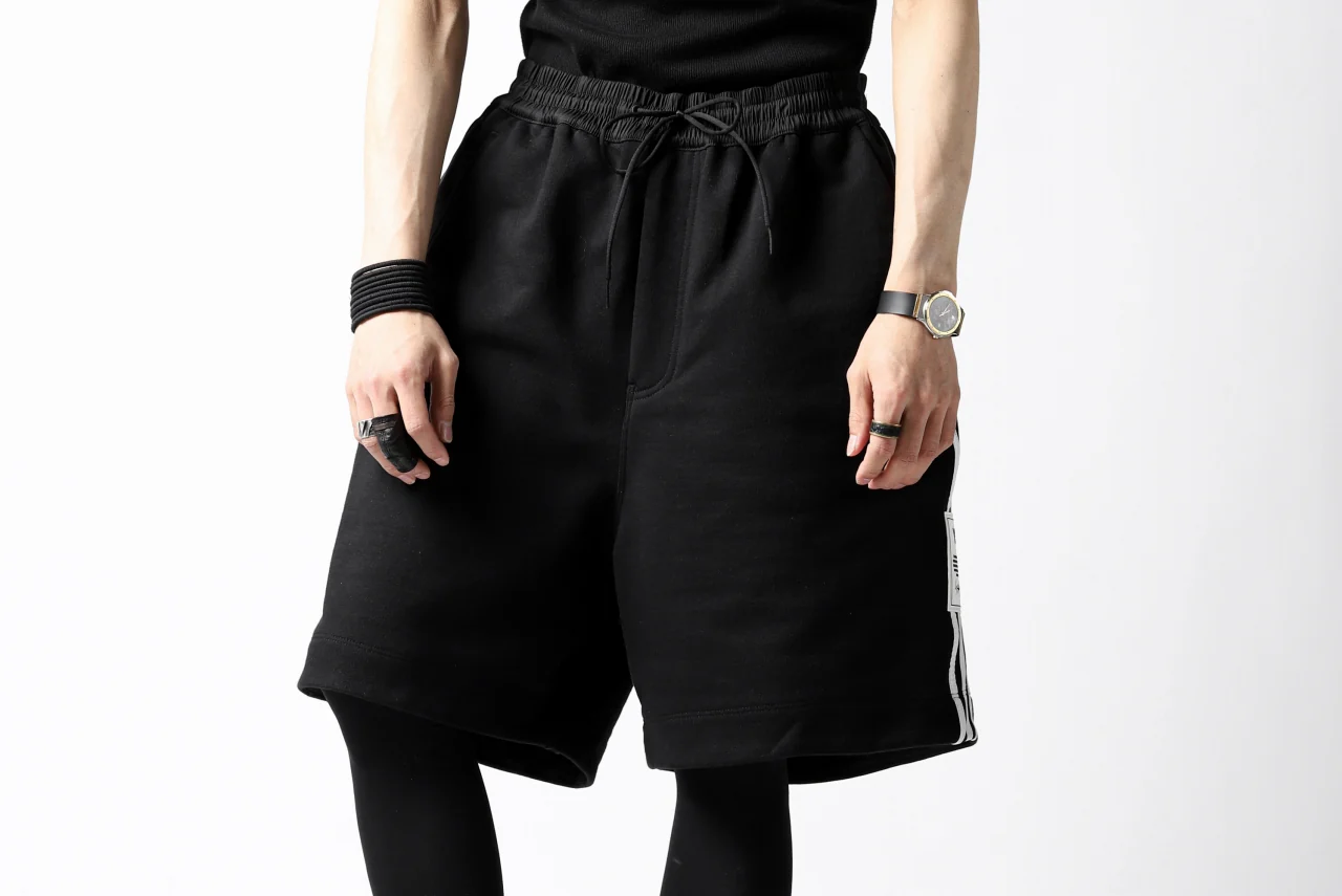 Y-3 Yohji Yamamoto 3-STP SHORTS / FRENCH TERRY (BLACK) - Image 42