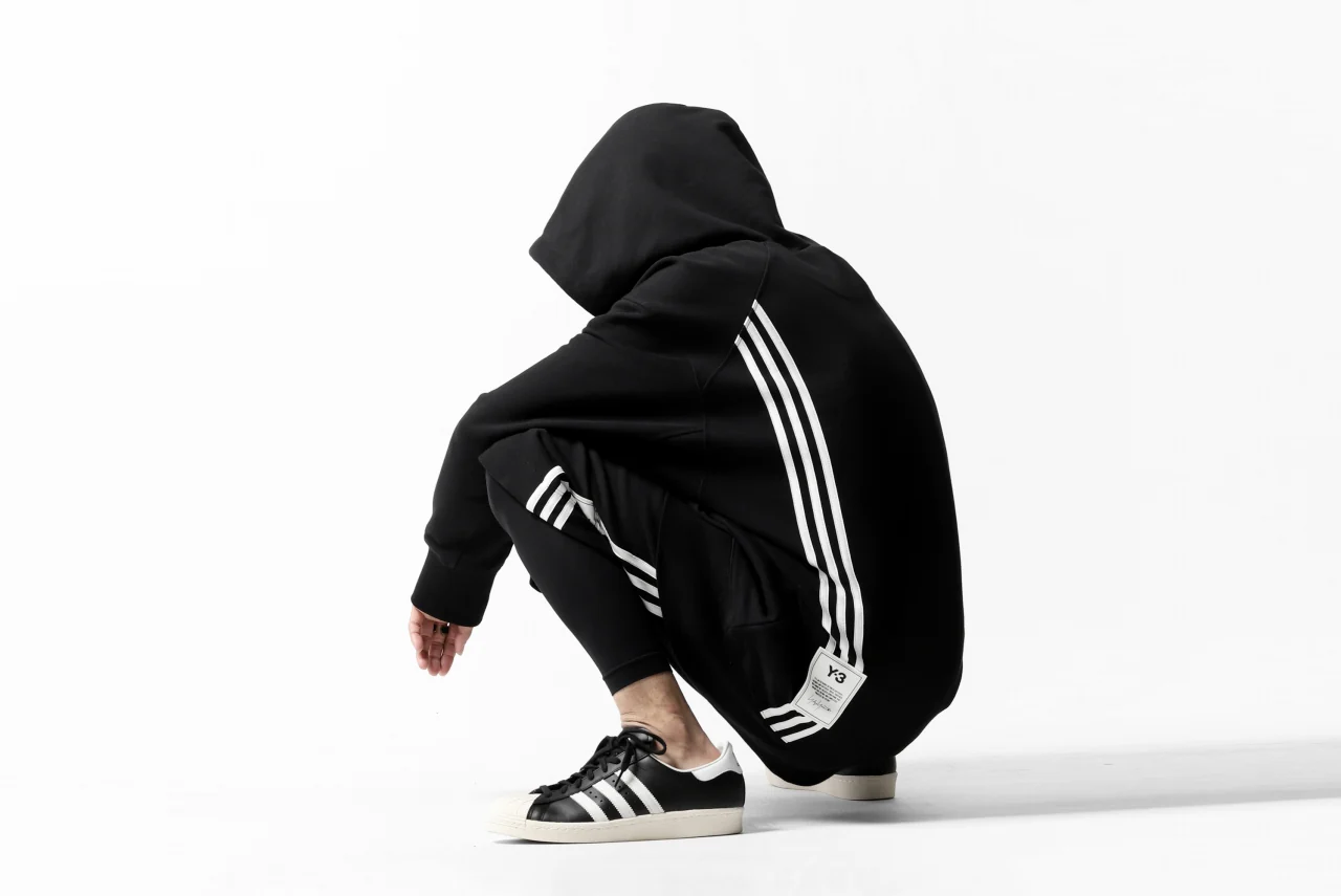 Y-3 Yohji Yamamoto 3-STP SHORTS / FRENCH TERRY (BLACK) - Image 43