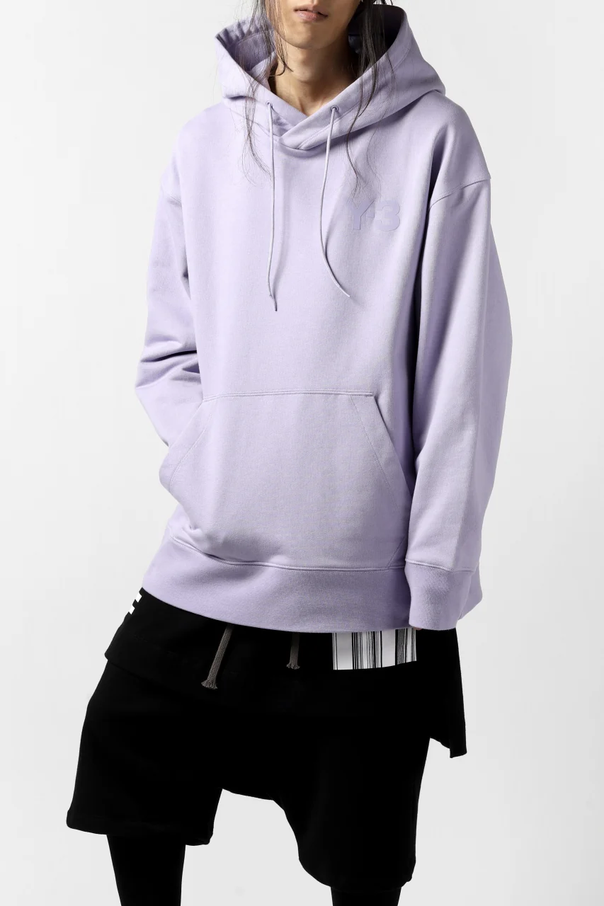 Y-3 Yohji Yamamoto CLASSIC CHEST LOGO HOODIE PARKA / FRENCH TERRY (ESPOIR) - Image 10