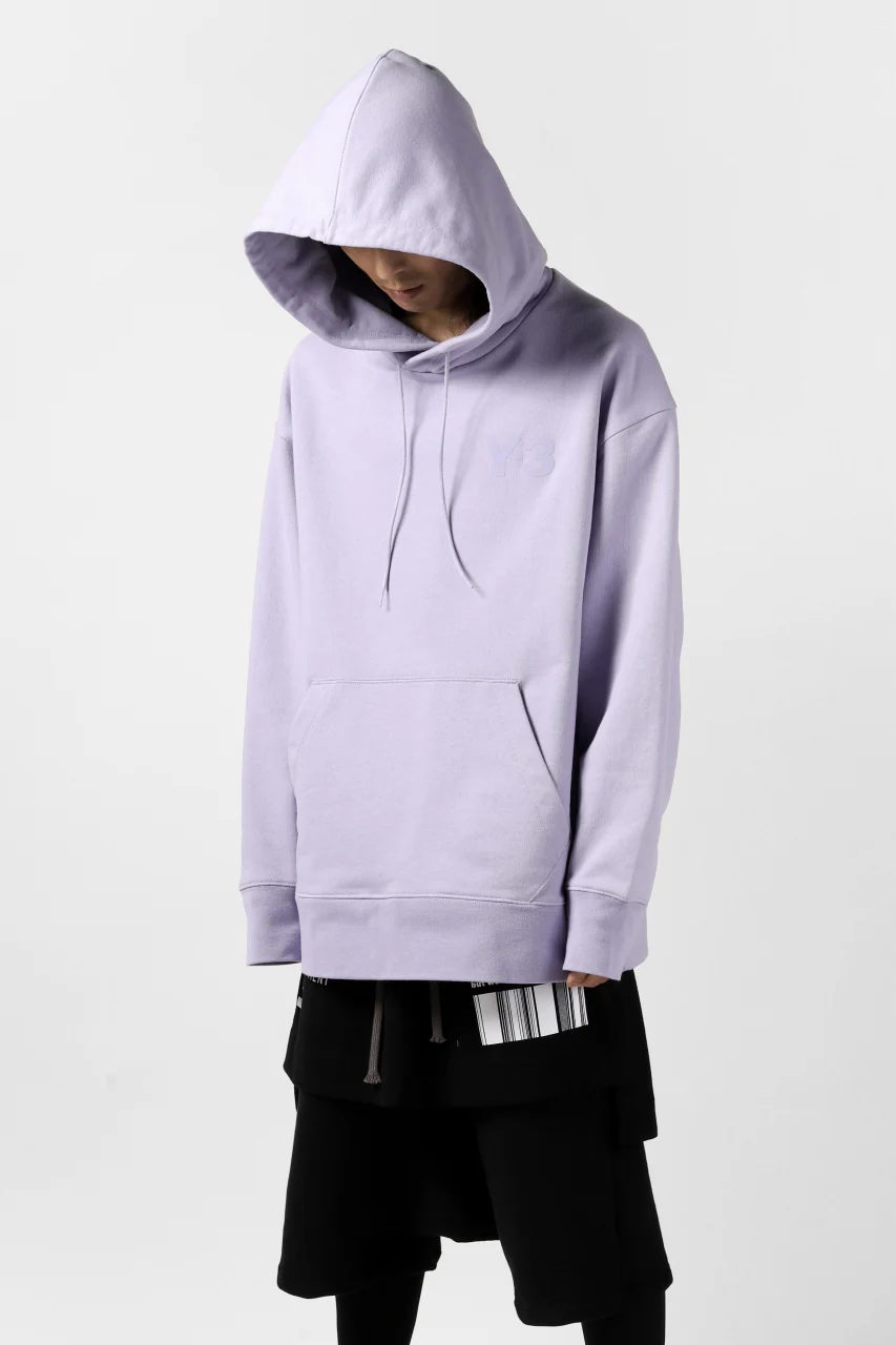 Y-3 Yohji Yamamoto CLASSIC CHEST LOGO HOODIE PARKA / FRENCH TERRY (ESPOIR) - Image 16