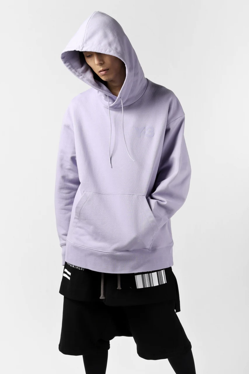 Y-3 Yohji Yamamoto CLASSIC CHEST LOGO HOODIE PARKA / FRENCH TERRY (ESPOIR) - Image 19