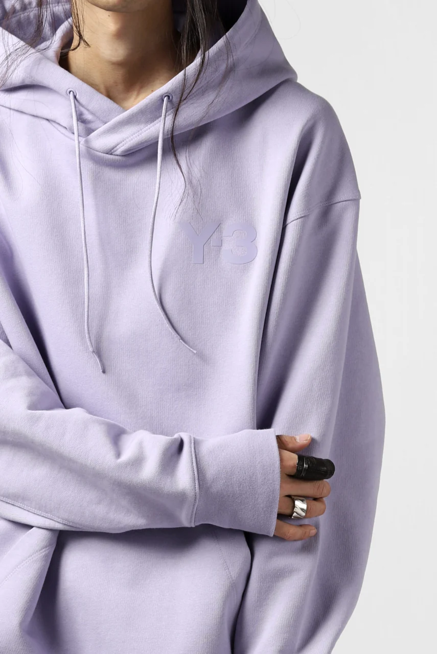 Y-3 Yohji Yamamoto CLASSIC CHEST LOGO HOODIE PARKA / FRENCH TERRY (ESPOIR) - Image 21