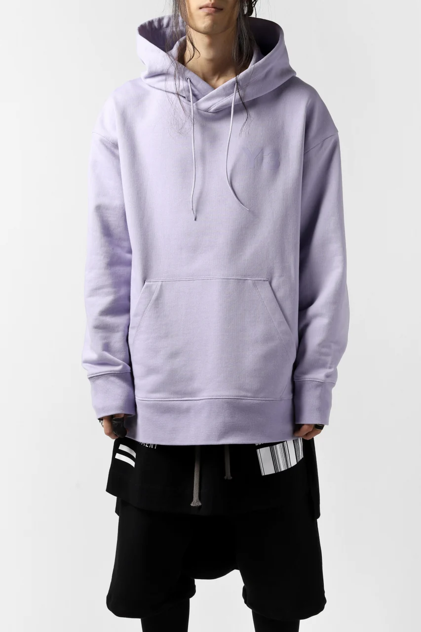 Y-3 Yohji Yamamoto CLASSIC CHEST LOGO HOODIE PARKA / FRENCH TERRY (ESPOIR) - Image 4