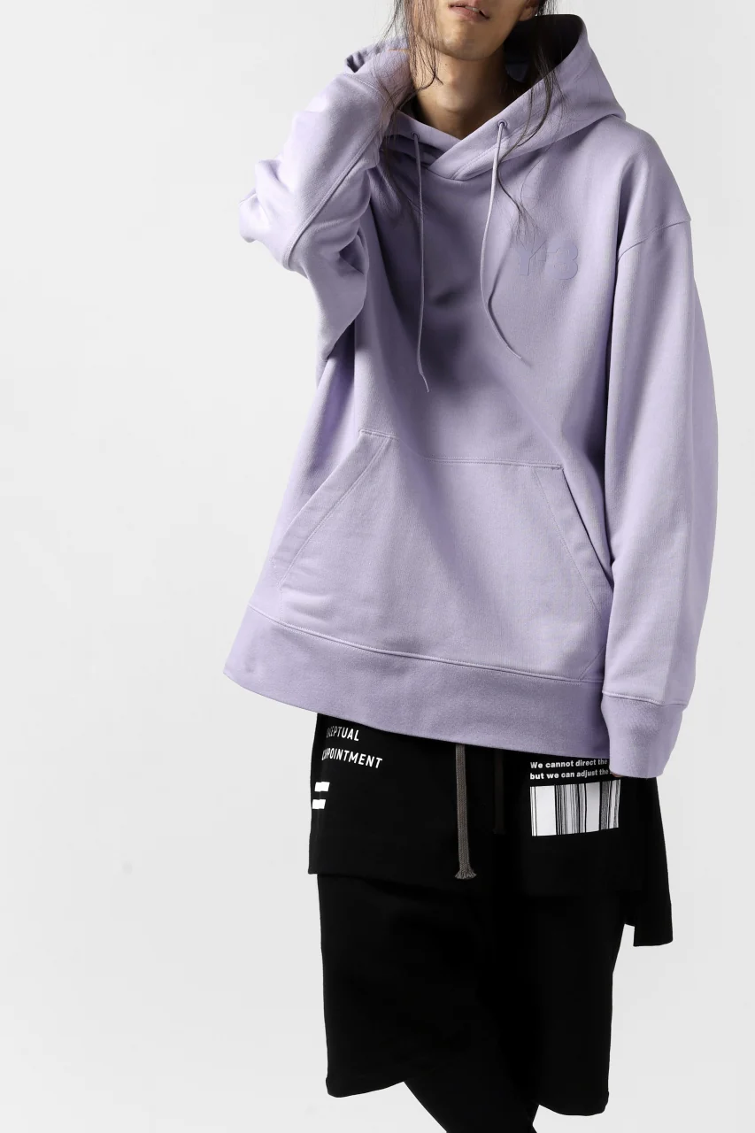 Y-3 Yohji Yamamoto CLASSIC CHEST LOGO HOODIE PARKA / FRENCH TERRY (ESPOIR) - Image 8