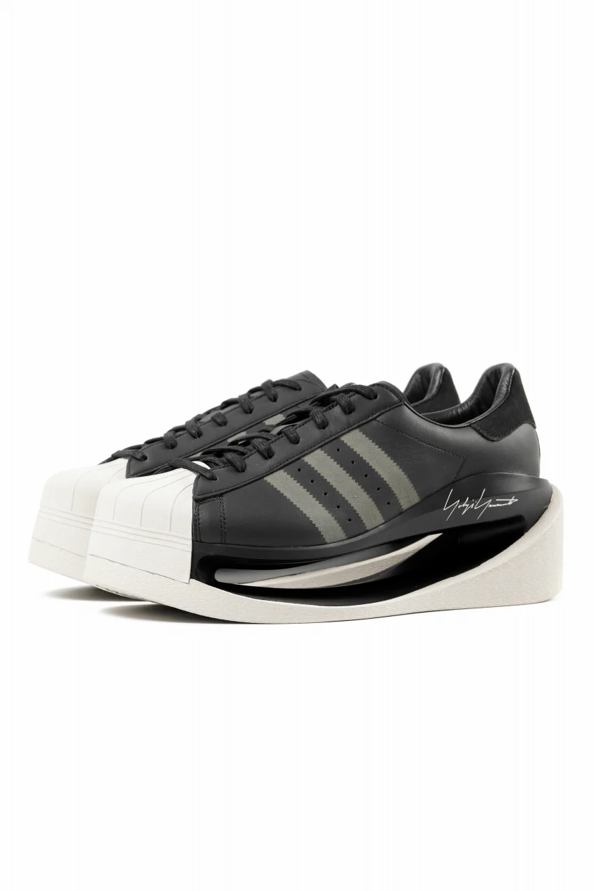 Y-3 Yohji Yamamoto GENDO SUPER STAR (BLACK×CARBON DUST×CHAPEA) - Image 3