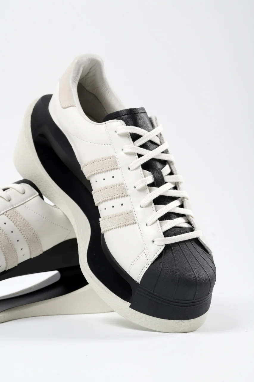 Y-3 Yohji Yamamoto GENDO SUPER STAR (OFF WHITE×ALUMINIUM×BLACK) - Image 11