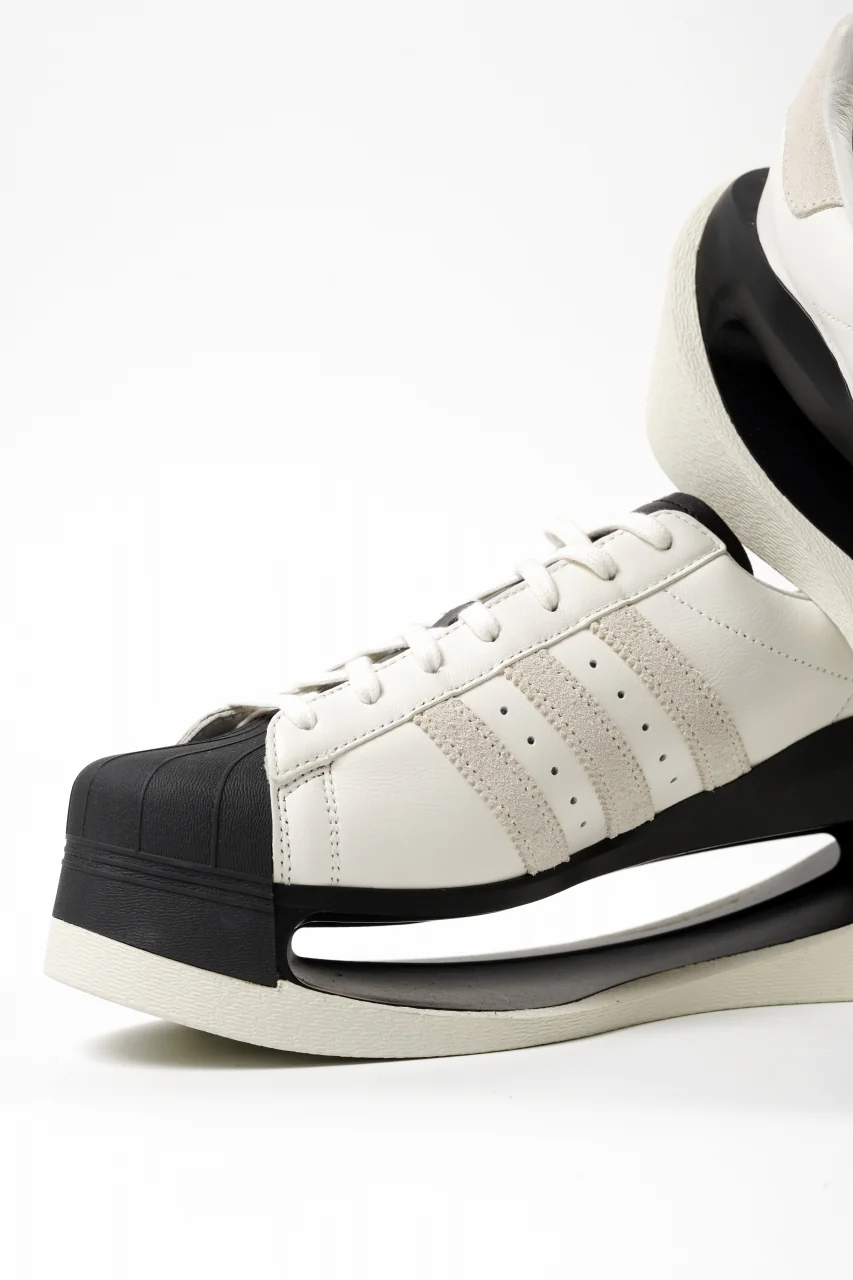 Y-3 Yohji Yamamoto GENDO SUPER STAR (OFF WHITE×ALUMINIUM×BLACK) - Image 12